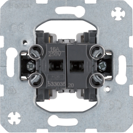 ONE PLATFORM MECHANIZM ŁĄCZNIK ŻALUZJOWY 2X ZACISKI SPRĘŻYNOWE 10A 250V
