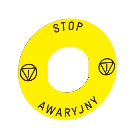 Schneider Electric Harmony XB5 Okrągła etykieta, 