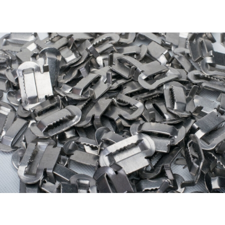 KLAMERKA DO TAŚMY STALOWEJ 10 MM