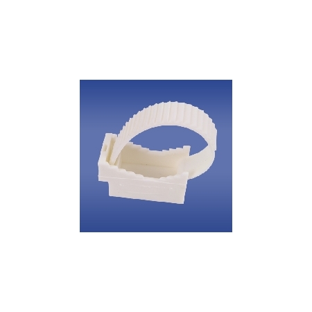 UP-30/100 UCHWYT KABLOWY PRZYKRĘCANY Z OPASKĄ BIAŁY