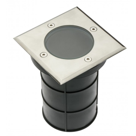 ALFA-K INOX OPRAWA NAJAZDOWA KWADRAT 1X GU10/ 50W IP67 STAL NIERDZEWNA
