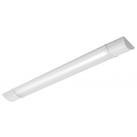 KELIO BIAŁY OPRAWA LINIOWA KLOSZOWA BELKA LED 18W NW 4000K 1800LM PF0.5 IP40 600MM