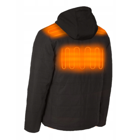 M12 HPJBL2-0(XL) PODGRZEWANA KURTKA PUCHOWA 12V Z AKUMULATOREM 2.0AH I ŁADOWARKĄ