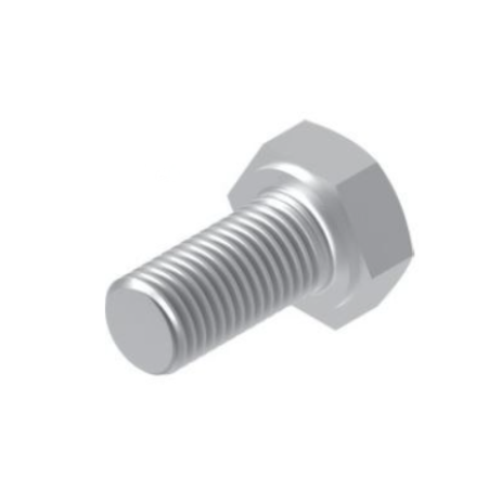 SSZ8X12E ŚRUBA Z ŁBEM SZEŚCIOKĄTNYM A2 KWASOODPORNA INOX 4.4301