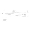 LEDTUBE 17W HIGH LUMEN ŚWIETLÓWKA LINIOWA LED G13 T8 230V 840 NW 4000K CRI>80 PF0.9 2600LM 1200MM