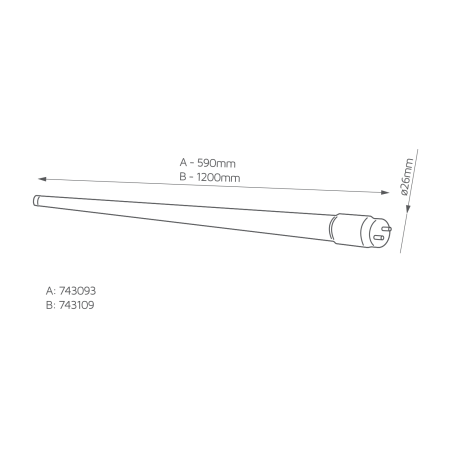 LEDTUBE 17W HIGH LUMEN ŚWIETLÓWKA LINIOWA LED G13 T8 230V 840 NW 4000K CRI>80 PF0.9 2600LM 1200MM