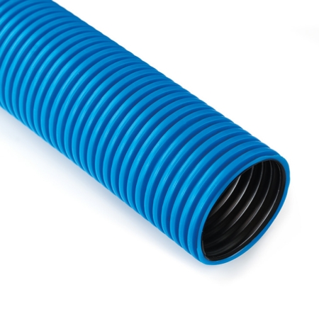 QRK 75-50 FLEX NIEBIESKI RURA OSŁONOWA KARBOWANA DWUWARSTWOWA ZIEMNA HDPE FI75/61 450N/5CM