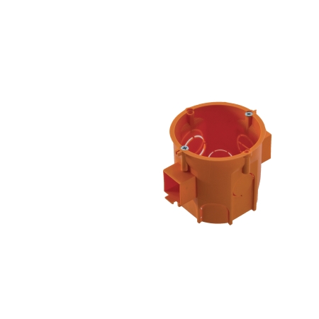 PK 60 PUSZKA INSTALACYJNA PT LUX 1X FI60 GŁĘBOKA ŁĄCZENIOWA Z WKRĘTAMI POMARAŃCZOWY