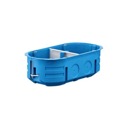 P 2X60K PUSZKA INSTALACYJNA PT 2X FI60 45MM GIPS PŁYTKA NIEBIESKI MULTIBOX K