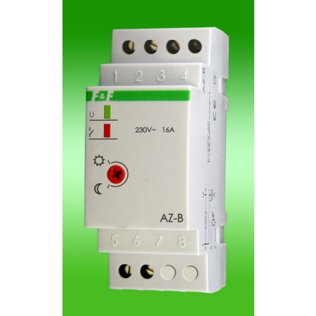 AZ-B AUTOMAT ZMIERZCHOWY 16A 2M 2-1000LX 230V AC SONDA ZEWNĘTRZNA FI10 IP65