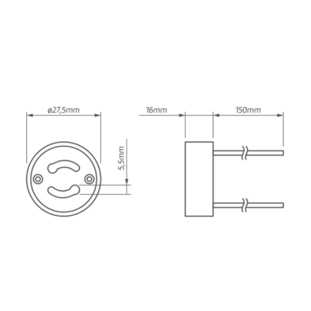 OPRAWKA CERAMICZNA GZ10 GU10
