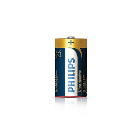 LR14/C BATERIA WYSOKOALKALICZNA ULTRA ALKALINE 1.5V FI26 H50.0MM 66.0G BLS.2SZT.