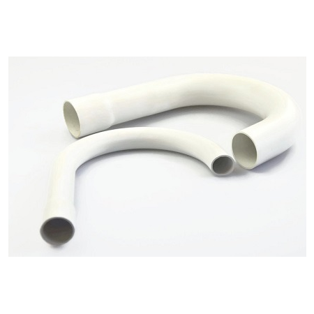 ZKZ 37 ZŁĄCZKA SZTYWNA ZWROTNA 180ST JEDNOKIELICHOWA FI37 BIAŁY