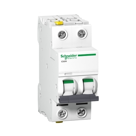 Schneider Electric Wyłącznik nadprądowy Acti9 iC60N-B10-2 B 10A 2-biegunowy, A9F03210
