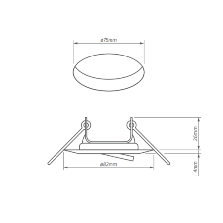 SIGMA-R C CHROM OPRAWA SUFITOWA PT OKRĄGŁA RUCHOMA GU5.3 IP20 ALUMINIUM