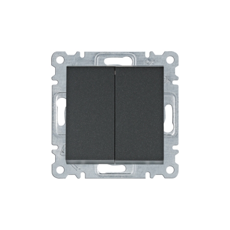 LUMINA SOUL/ INTENSE/ PASSION MODUŁ CZARNY ŁĄCZNIK UNIWERSALNY 2X ZACISKI ŚRUBOWE 10AX 250V