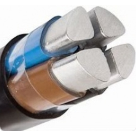 YAKXS 4X 16 RE CZARNY KABEL ZIEMNY AL DRUT 0.6/1KV USIECIOWANY KL.1 HD