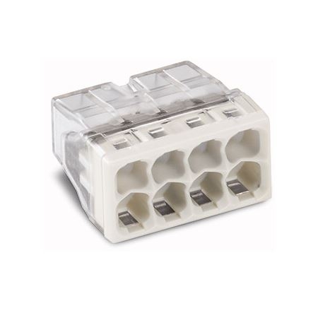 SZYBKOZŁĄCZKA 8X 2.5 PRZEZROCZYSTY/JASNOSZARY