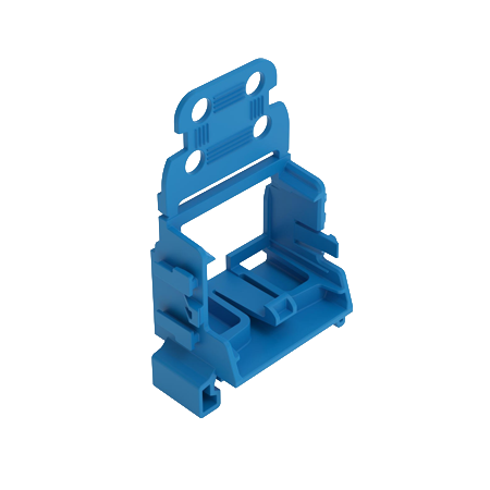 ADAPTER MONTAŻ. Z ODCIĄŻENIEM PRZEWODÓW DO ZŁĄCZEK 10-PRZEWODOWYCH SERIA 221, 4 MM2, NIEBIESKI