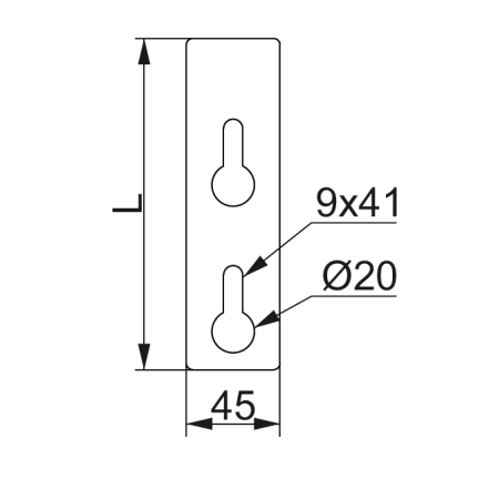 PDOW20NMC PŁASKOWNIK DOCISKOWY