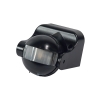CZUJNIK RUCHU CZARNY NT ŚCIENNY 180ST  12M 1200W 230V IP44 3-2000LUX