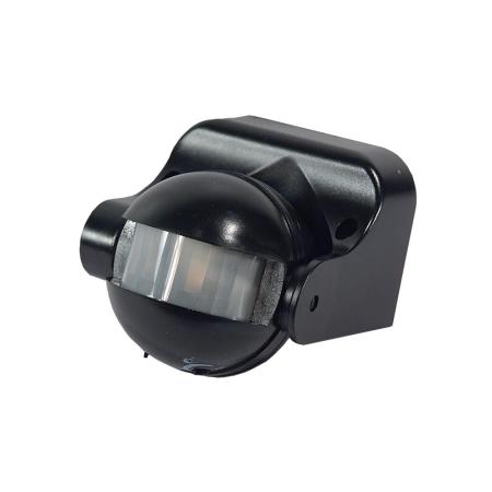 CZUJNIK RUCHU CZARNY NT ŚCIENNY 180ST  12M 1200W 230V IP44 3-2000LUX