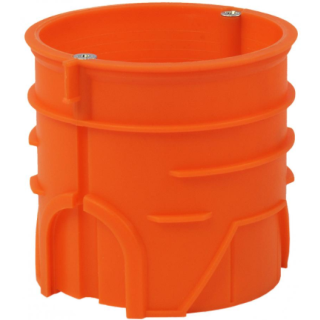 ZZ 60DFW PUSZKA INSTALACYJNA PT 1X FI60 63MM GŁĘBOKA ŁĄCZONA Z WKRĘTAMI POMARAŃCZOWY
