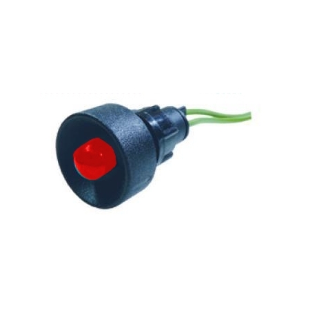 KLP 10R/230V LAMPKA SYGNALIZACYJNA 10MM 230V AC/DC IP20 CZERWONY