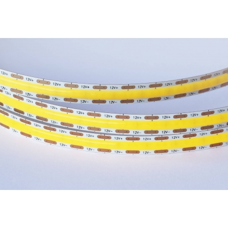 TAŚMA LED COB FILAMENT 9W/1M 5M 8MM 12V DC IP20 ŚCIEMN. 840 NW 4000K 880LM/M CRI90+ 120ST