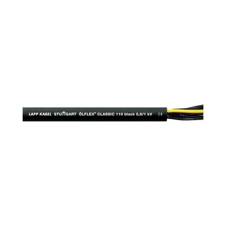 OLFLEX CLASSIC 110 BLACK  4X  2.5 ŻO CZARNY KABEL STEROWNICZY 0.6/1KV KL.5 NUMER BĘBEN