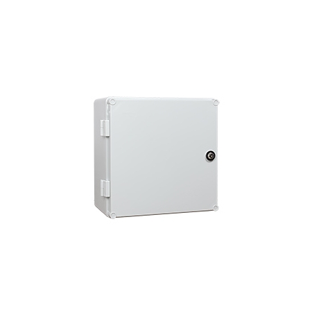 UNI-0 OBUDOWA PLASTIKOWA NT 300X300X160 IP65 DRZWI PEŁNE Z PŁYTĄ PERFOROWANĄ SZARY