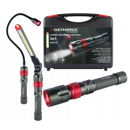 LATARKA WIELOFUNKCYJNA VELA 3W1 WALIZKA