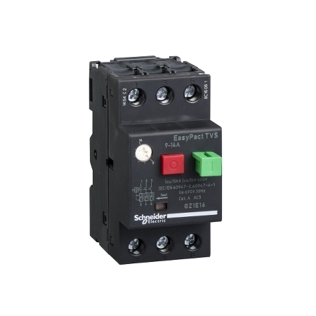 Schneider Electric Wyłącznik silnikowy GZ1E napęd przyciskowy I=9-14A zaciski skrzynkowe, GZ1E16