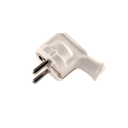 WT-35 WTYCZKA KĄTOWA OKRĄGŁA UNISCHUKO 1X Z/U 16A BIAŁY