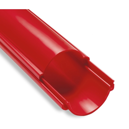 QRD160-3 CZERWONY RURA OSŁONOWA GŁADKA DZIELONA FI160/141 750N/5CM