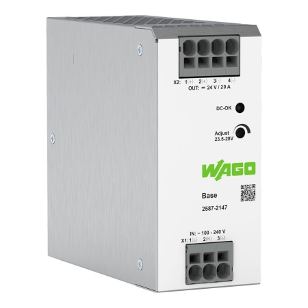 ZASILACZ IMPULSOWY 480W 1F 20A 100-240V AC / 23.5V-28V DC