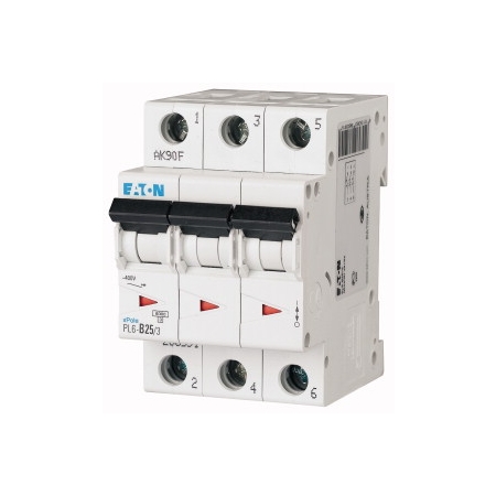PL6-D25/3 WYŁĄCZNIK NADPRĄDOWY D 25A 3P 3M 6KA