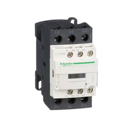 Schneider Electric Stycznik mocy TeSys D AC3 32A 3P 1NO 1NC cewka 24VAC zaciski skrzynkowe, LC1D32B7