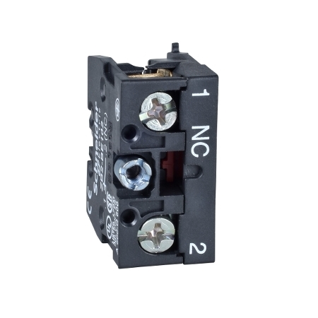 Schneider Electric Harmony XAC Pojedynczy blok styków obwody o dużej mocy NO standardowy śrubowe, ZB2BE101