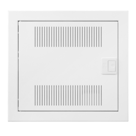 MSF RP ROZDZIELNIA PLASTIKOWA MULTIMEDIALNA PT 14M Z PŁYTĄ IP30 329X358X94 DRZWI METALOWE BIAŁY