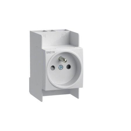 SN216 GNIAZDO 1X Z/U 2.5M 230V AC NA SZYNĘ TH35