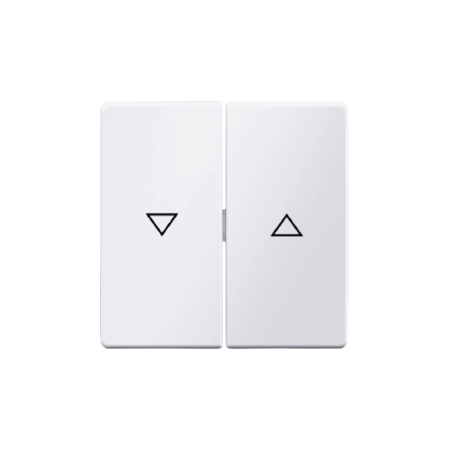 Q.X MODUŁ BIAŁY AKSAMIT KLAWISZ ŻALUZJOWY 2X "STRZAŁKA"