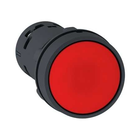 Schneider Electric Harmony XB7 Przycisk płaski czerwony z samoczynnym powrotem, XB7NA42
