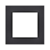 SIMON 10 CZARNY MAT RAMKA 1X