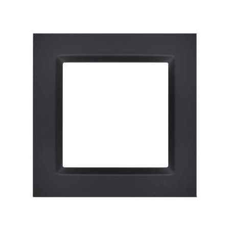 SIMON 10 CZARNY MAT RAMKA 1X