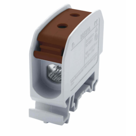 STB  35 ZŁĄCZKA SZYNOWA GWINTOWA 1X 4-35MM2 / 2.5-25MM2 AL/CU 87210 SIMBLOCK SZARY