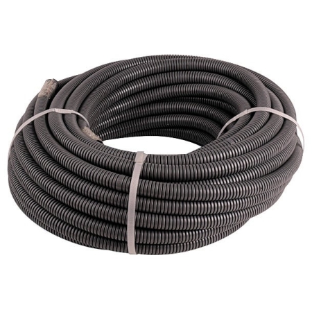 RKGS 16-25 CZARNY RURA KARBOWANA PESZEL PVC-U FI16/11 Z PILOTEM 750N