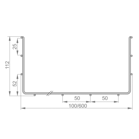 KDS/KDSO 35H35/3 KORYTKO SIATKOWE 35H35 3M 3.8MM