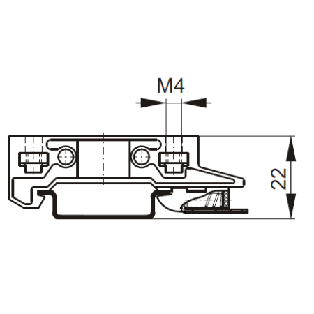 WM-35 PODSTAWA MONTAŻOWA SZARY