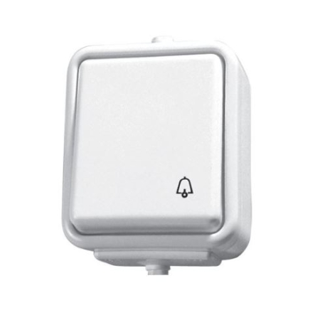 Schneider Electric Cedar, przycisk "dzwonek", IP44, biały, WNT101C01